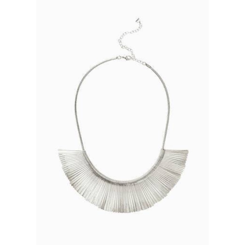 Stella and Dot Essential Fringe Nacklace- Silver